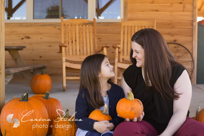 Pumpkin farm photo session