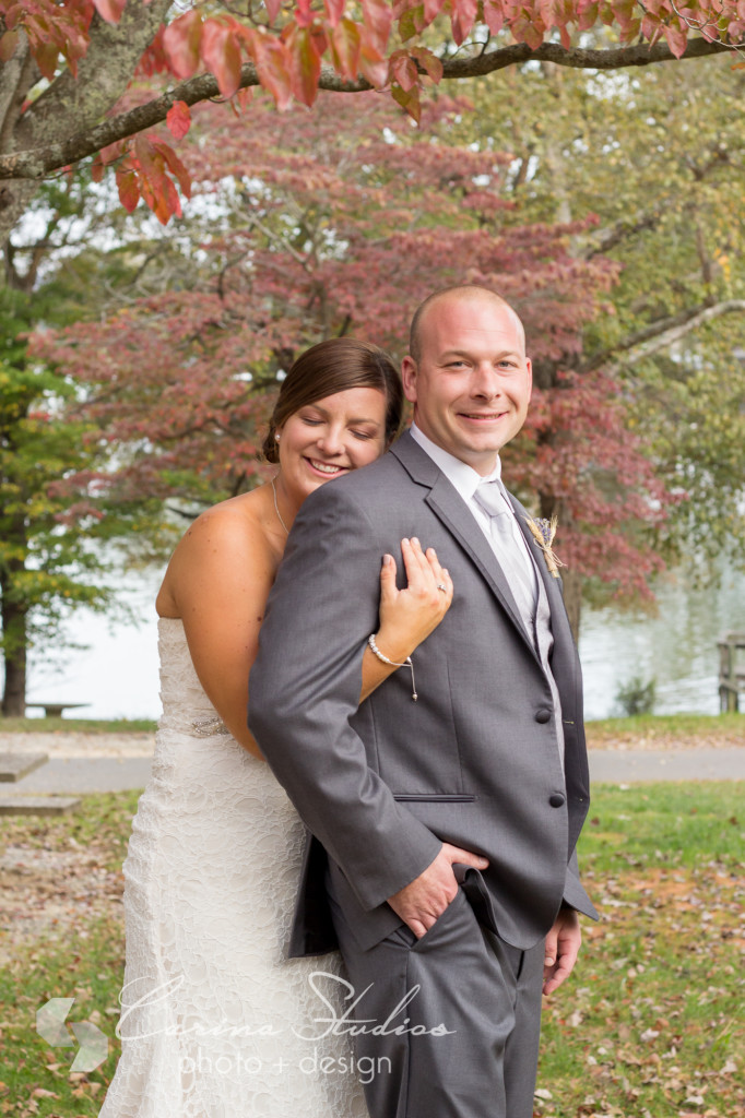 Wedding day portraits outdoors Carina Studios