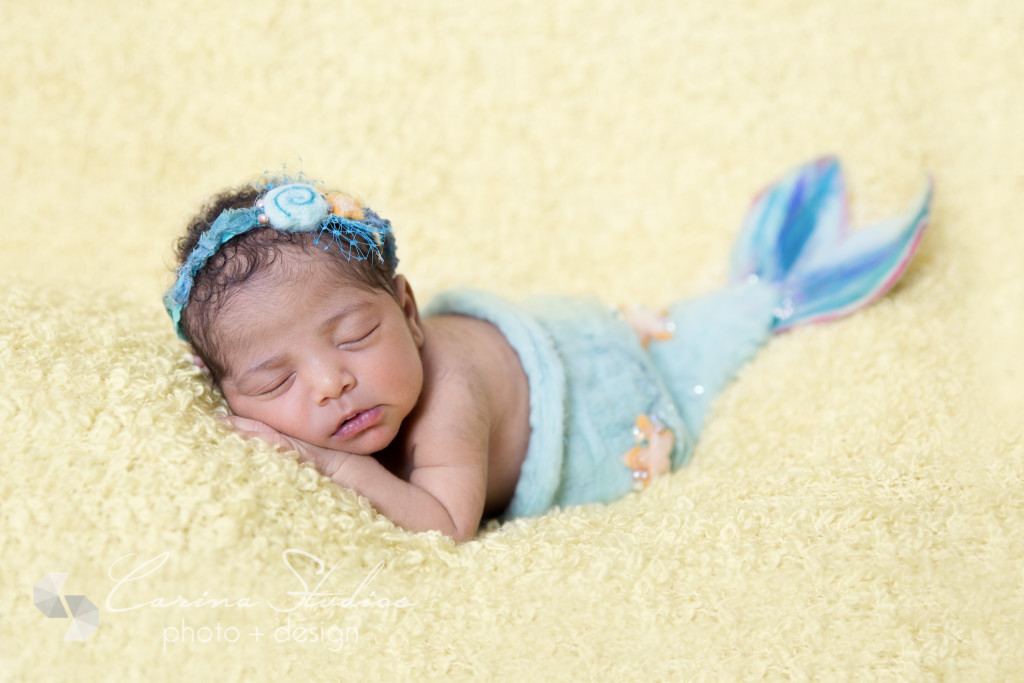 fun newborn mermaid