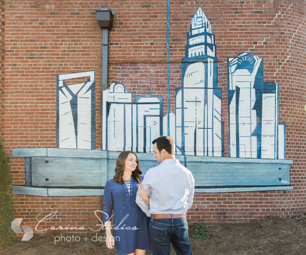 charlotte queen city engagement photos