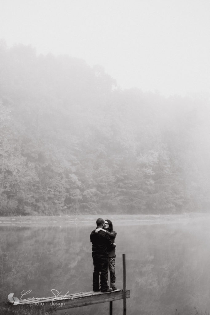 lake engagement session